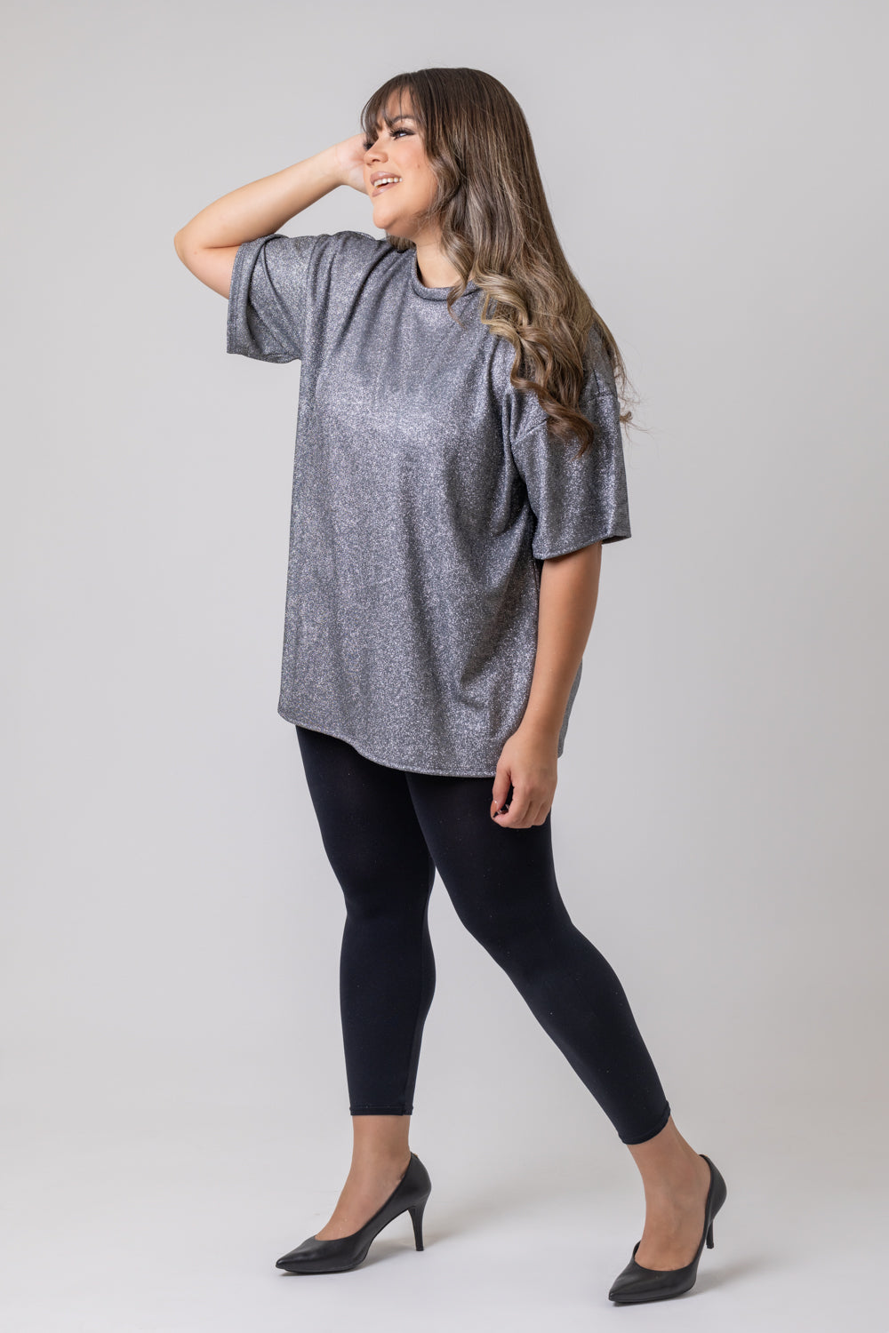 Sparkle Oversized Top