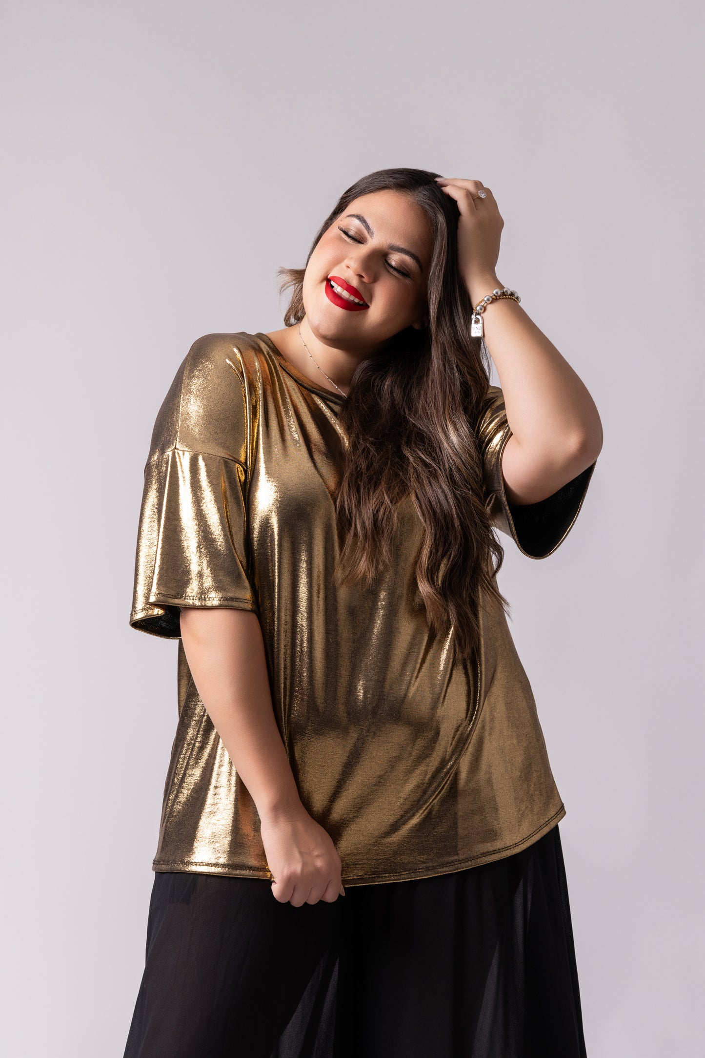 Stella GOLD Oversized Top