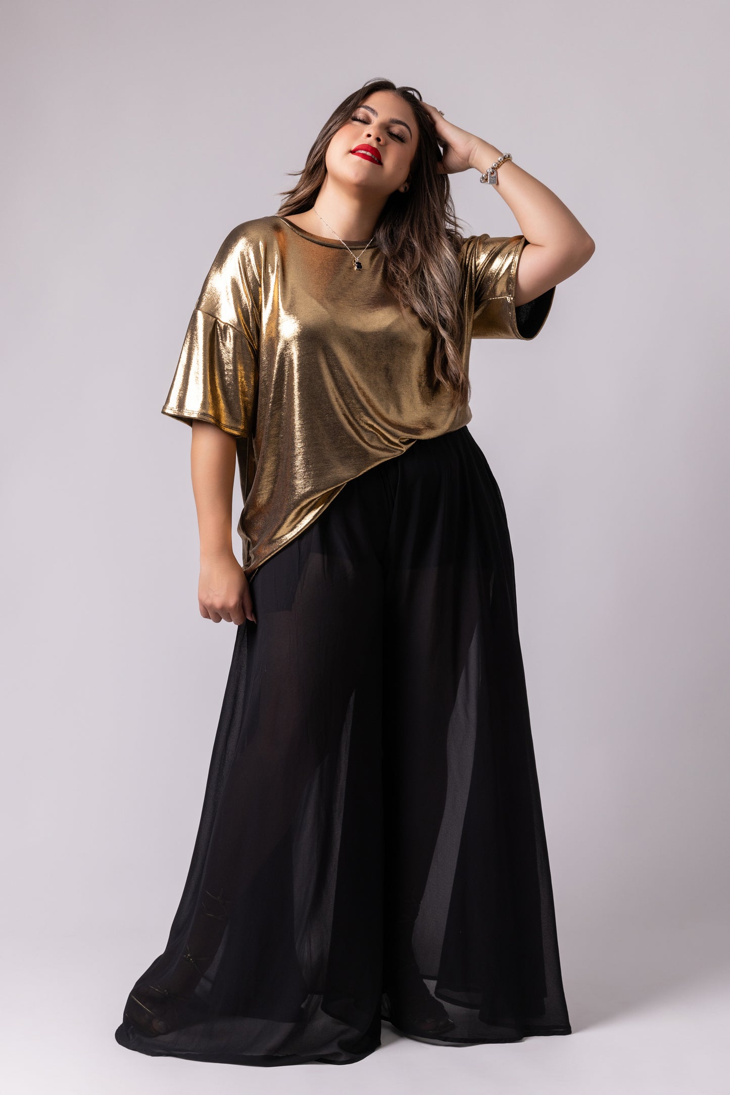 Stella GOLD Oversized Top