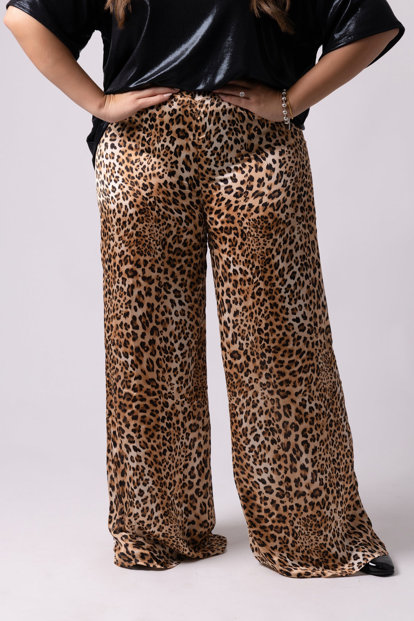 Palazzo Leopard Pants