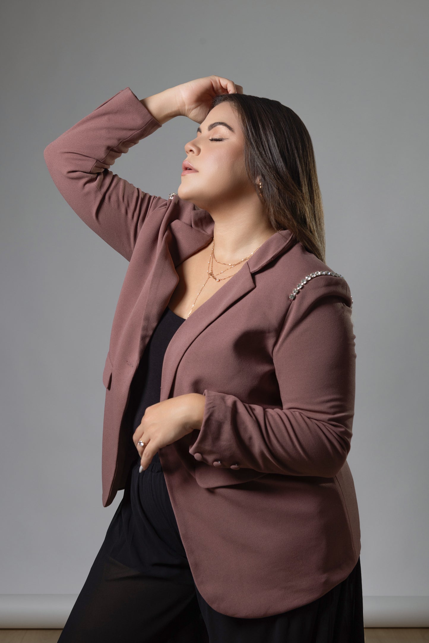 Aura Blazer (Mocha)